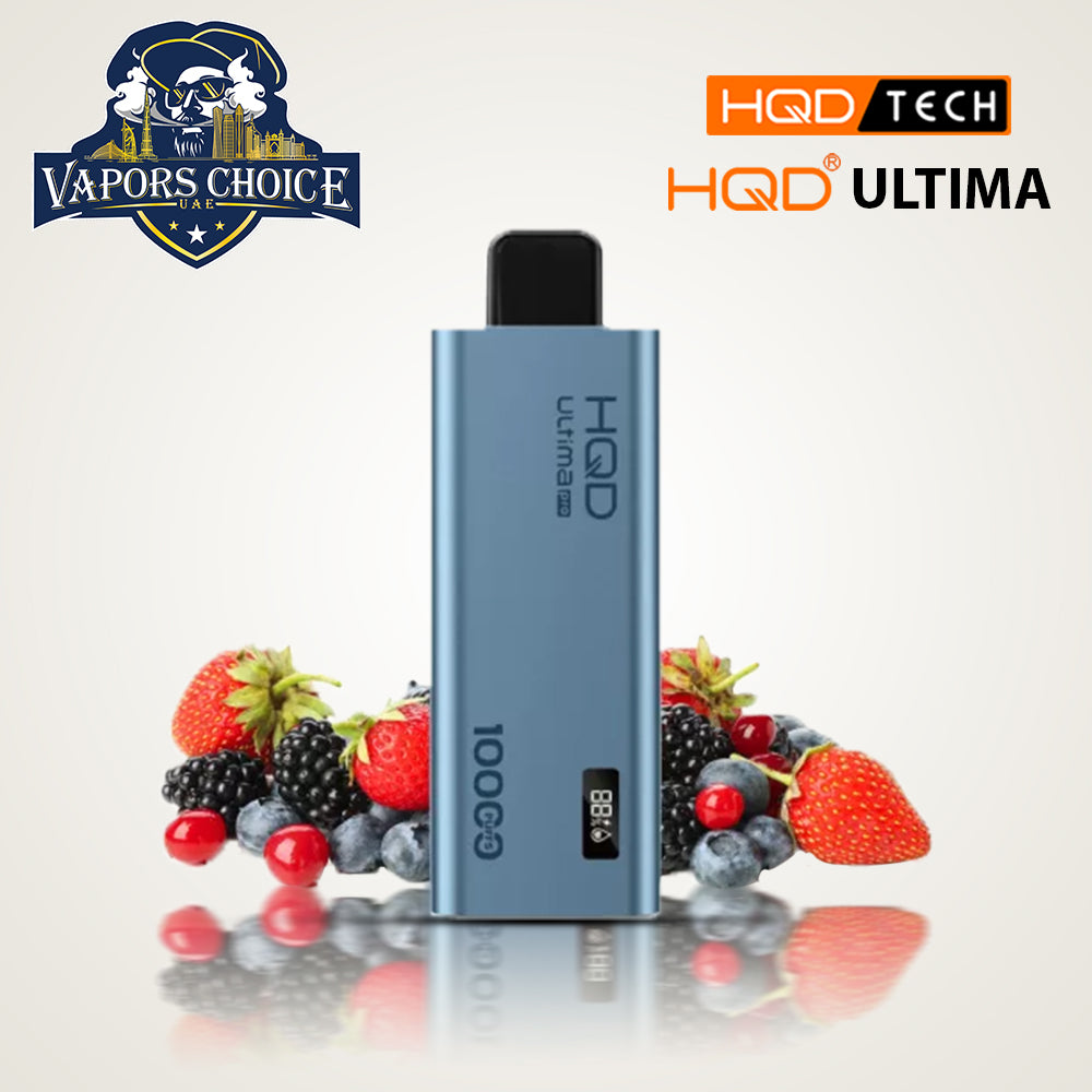 HQD ULTIMA PRO (50mg) 10000 PUFFS - DISPOSABLE VAPE Fresh Berries UAE Umm Al Quwain